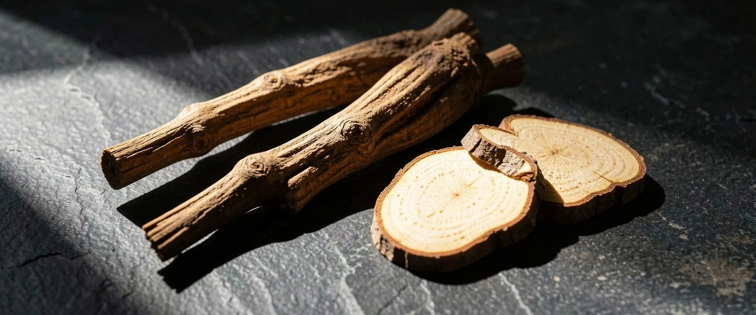 Dried botanical ingredients used in natural men's supplements